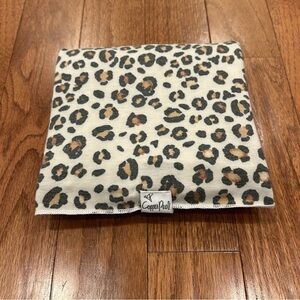 Copper Pearl Leopard Print Swaddle Blanket